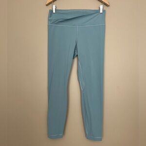 {Lululemon} Align Asymmetrical Pant Leggings 25" in Belgian Blue - Womens 10